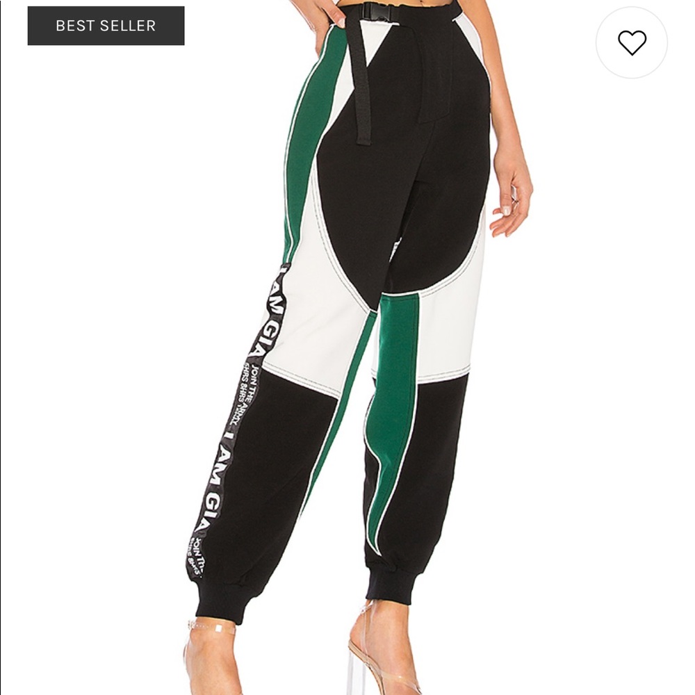 I AM GIA Electra track pant NWT L8/10